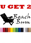 Beach Chair Decal