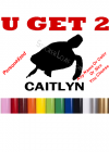 Personalized Sea Turtle Decal