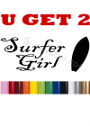 Surfer Girl Decal