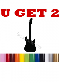 Electric Guitar Decal