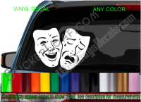 Theater Masks/Theatre Drama Decal