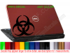 Biohazard Laptop Decal