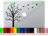 Bird Tree Laptop Decal