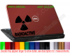 Radioactive Laptop Decal