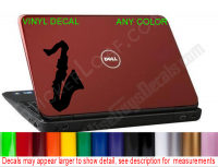 Saxophone Laptop Decal