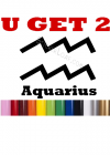 Zodiac Astrology Sign Decal - Aquarius