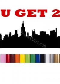 Skyline/Cityscape Decal - Chicago