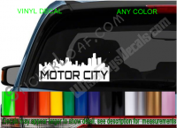 Skyline/Cityscape Decal - Detroit