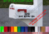 Mailbox Decal Personalized with Street Address