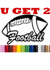 Football Decal