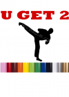 Karate Kickboxer Decal