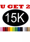 15K Running Solid Decal