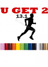 13.1 Half Marathon Running Decal