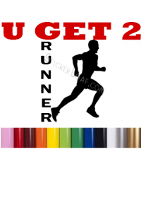 Running Runner Guy Decal