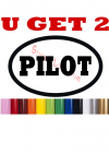 PILOT Airplane/Jet Decal