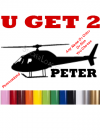 Personalized Helicopter/Chopper Decal