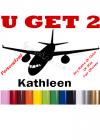 Personlized Airplane/Jet Decal