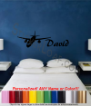 Personalized Airplane/Airliner/Flight Wall Decal