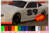 Race Car Number Decals CUSTOM