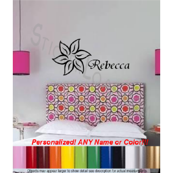 Flower Wall decal Sticker Decals Stickers Image