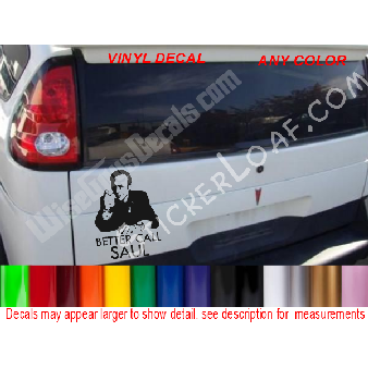 Breaking Bad Better call Saul Lawyer Decal Sticker Image