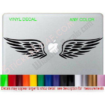 Angel Wings Laptop Decal Sticker Apple Macbook HP Image