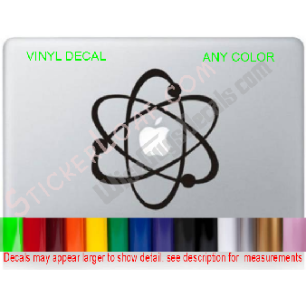 ATOM Laptop Decal Sticker Apple Macbook Big Bang Image