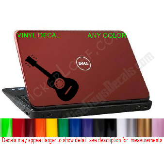 ACOUSTIC GUITAR Laptop Decal Sticker Apple Macbook Image