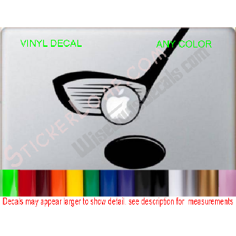 GOLF Laptop Decal Sticker Apple Macbook HP Image