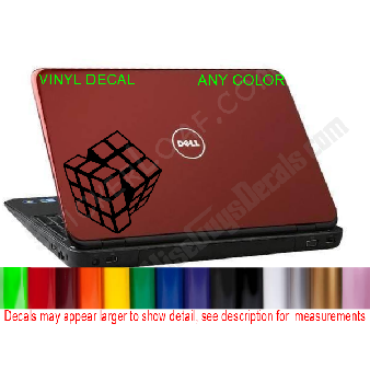 Rubics Cube Laptop Decal Sticker Apple Macbook HP Image