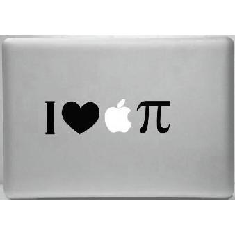 I HEART APPLE PIE Laptop Decal Sticker Macbook HP Image