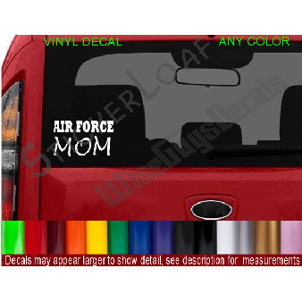 Air Force MOM Decal Military USAF Image