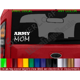 ARMY MOM Decal Military US ARMY Image