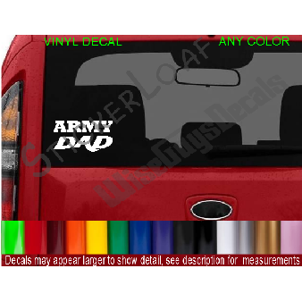 ARMY DAD Decal Military US ARMY Image