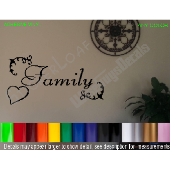 Family Wall decal Sticker Living Room Den Image