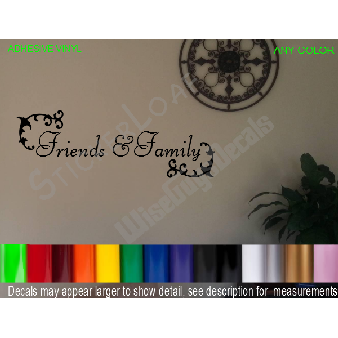 Friends & Family Wall decal Sticker Living Room Image