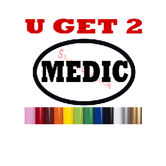 Medic Decal EMT Fire Paramedic Image