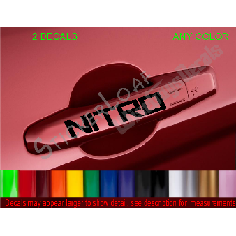 NITRO NOS Door Handle DECALS (SET 2) Image