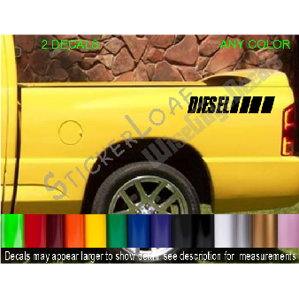 DIESEL OFF ROAD Bedside DECALS (SET OF TWO) Image