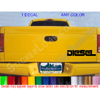 DIESEL Tailgate Corner Decal Image