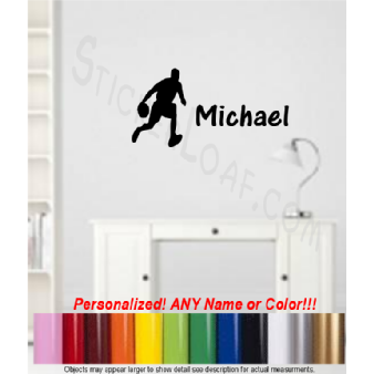 CUSTOM Basketball custom Wall decal Sticker Decals Image