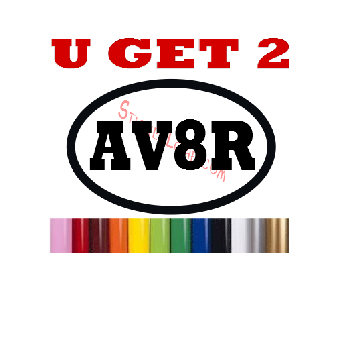 AV8R Airplane Jet Decal Flight Aviation Plane Image